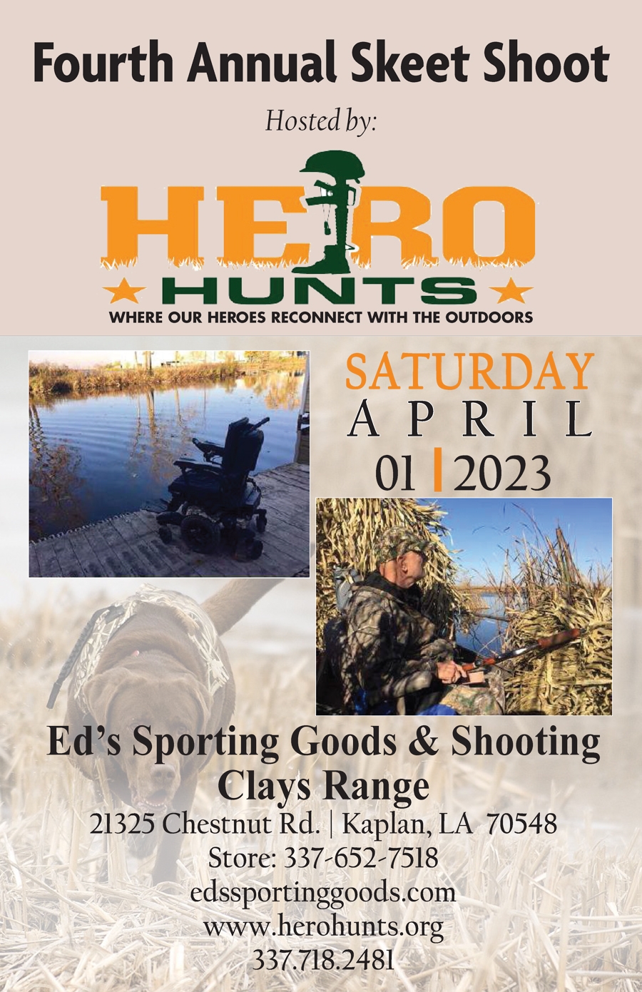 Hero Hunts 4th Annual Skeet Shoot 2023