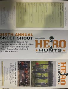 2025 Hero Hunts Skeet Shoot Event Trifold THUMBNAIL