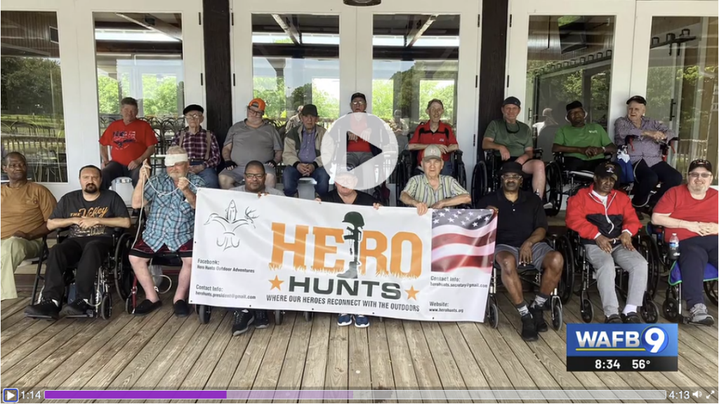 Hero Hunts Veteran Organization Featured on WAFB News